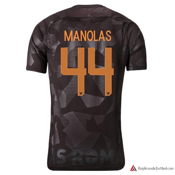 Camiseta AS Roma Tercera equipación Manolas 2017-2018